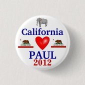 Ron Paul Kalifornien 2012 Button (Vorderseite)