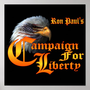 Ron Paul-Kampagne für Freiheits-Eagle-AUGE Poster