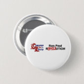 Ron Paul-Kampagne für Freiheits-Revolution Button (Vorne & Hinten)