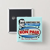 Ron Paul-Kampagnen-Knopf Button (Vorne & Hinten)
