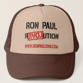 Ron Paul-Kappe Truckerkappe (Vorderseite)
