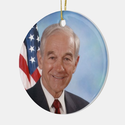 Ron Paul Keramikornament (Links)