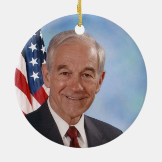 Ron Paul Keramikornament (Hinten)