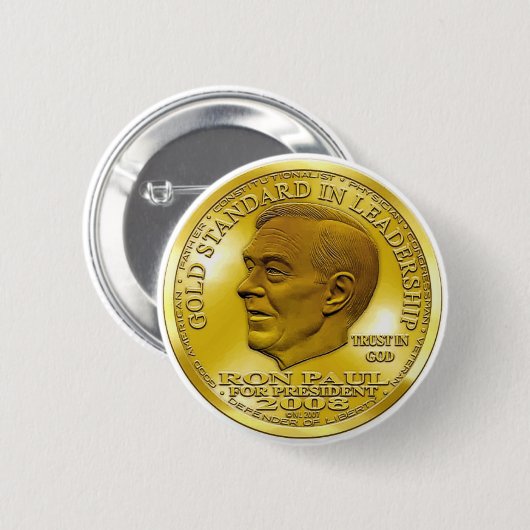 Ron Paul-Knopf Button (Vorne & Hinten)