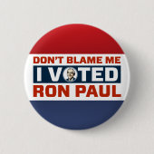 Ron Paul-Knopf Button (Vorderseite)
