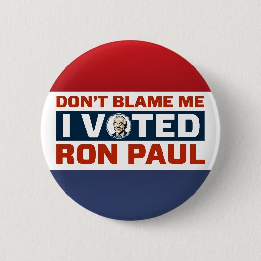Ron Paul-Knopf Button (Vorderseite)