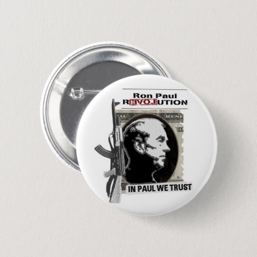 Ron Paul-Knopf Button (Vorne & Hinten)