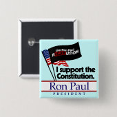 Ron Paul-Konstitutions-Knopf Button (Vorne & Hinten)