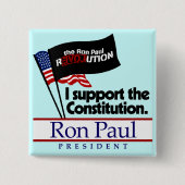Ron Paul-Konstitutions-Knopf Button (Vorderseite)