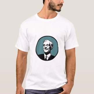 Ron Paul-Kreis-Blau Grn T-Shirt