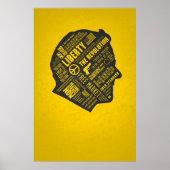 Ron Paul Libertarian Abstrakt Thread Poster No MJ (Vorne)