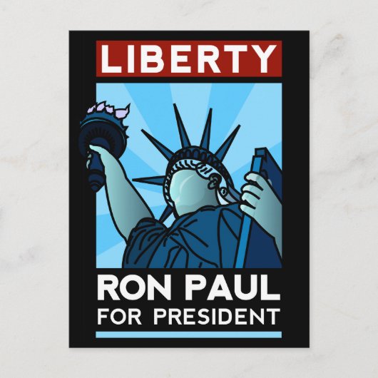 Ron Paul Liberty Postkarte (Vorderseite)