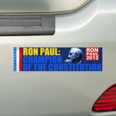 Ron Paul: Meister der Konstitution Autoaufkleber (Auf Auto)