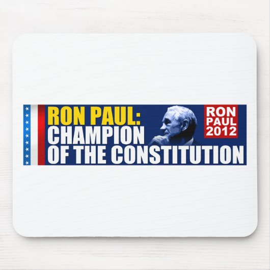 Ron Paul: Meister der Konstitution Mousepad (Vorne)