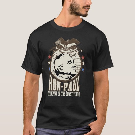 Ron Paul-Meister der Konstitution T-Shirt (Vorderseite)