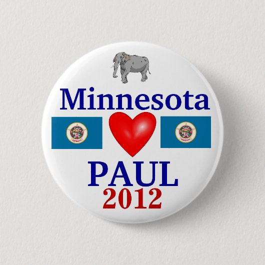 Ron Paul Minnesota 2012 Button (Vorderseite)