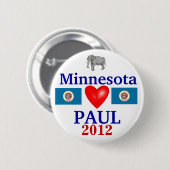 Ron Paul Minnesota 2012 Button (Vorne & Hinten)