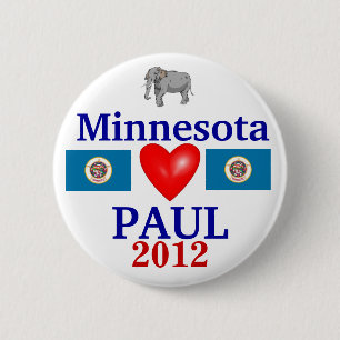 Ron Paul Minnesota 2012 Button