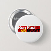 Ron Paul oder Fehlschlag! Button (Vorne & Hinten)
