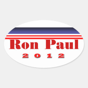 Ron Paul Ovaler Aufkleber