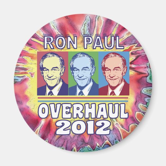 Ron Paul Overhaul 2012 Magnet (Vorne)