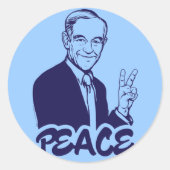 Ron Paul Peace Stickers (Vorderseite)