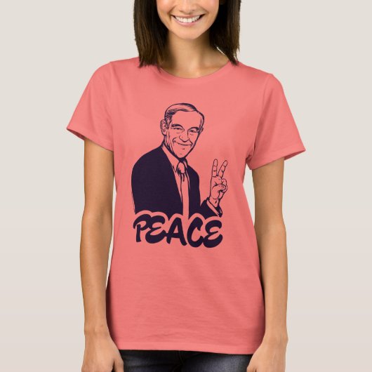 Ron Paul Peace T - Shirt (Vorderseite)