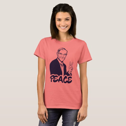 Ron Paul Peace T - Shirt (Vorne ganz)