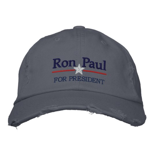 Ron Paul Personalisiert Text Bestickte Kappe (Vorderseite)