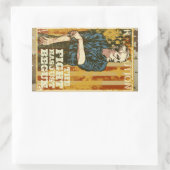 Ron Paul-Plakat Rechteckiger Aufkleber (Tasche)