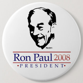 Ron Paul-Porträt-gigantischer Knopf Button