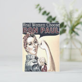 Ron Paul Postcard Postkarte (Stehend Vorderseite)