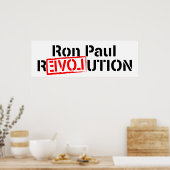 Ron Paul Poster Banner (Küche)