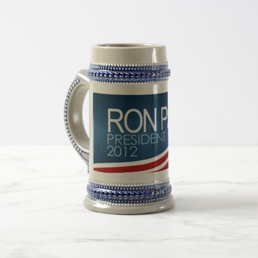 Ron Paul-Präsident 2012 Bierglas (Vorderseite Links)