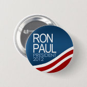 Ron Paul-Präsident 2012 Button (Vorne & Hinten)