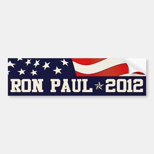 Ron Paul Präsident im Autoaufkleber 2012 (Vorne)