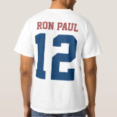 Ron Paul-Präsident im Jahre 2012 (Front und T-Shirt (Rückseite)