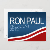 Ron Paul President 2012 Postkarte (Vorne/Hinten)