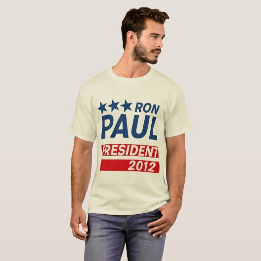 Ron Paul President 2012 Wahlkampfgear T-Shirt (Vorne ganz)
