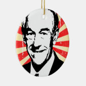 Ron Paul-Propaganda Keramik Ornament (Rechts)