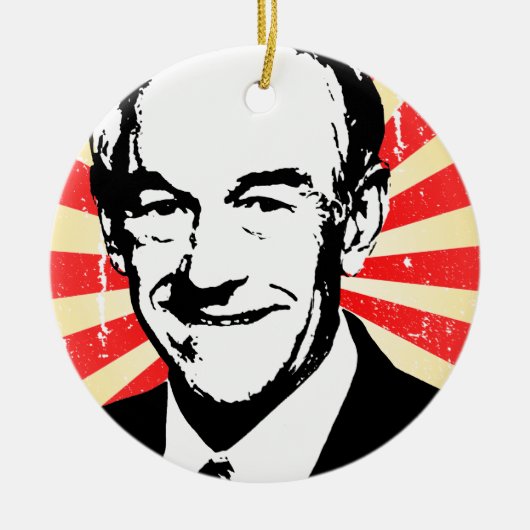 Ron Paul-Propaganda Keramik Ornament (Vorne)