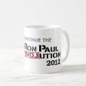 Ron Paul psychedelische Tasse (VorderseiteRechts)