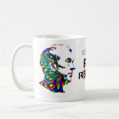 Ron Paul psychedelische Tasse (Links)