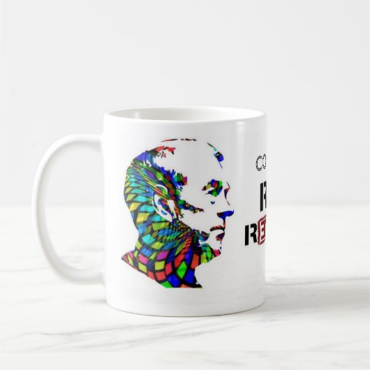 Ron Paul psychedelische Tasse (Links)