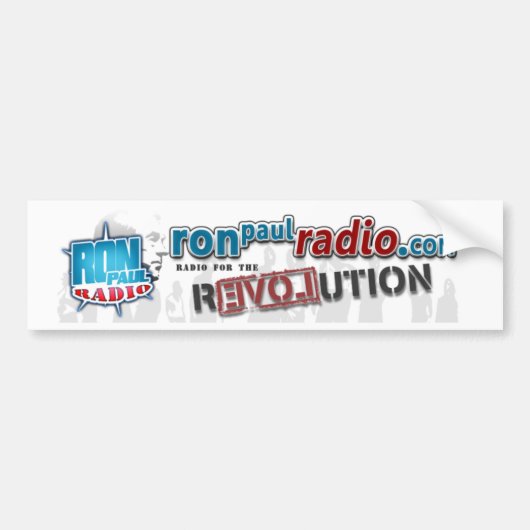 Ron Paul RadioAutoaufkleber Autoaufkleber (Vorne)