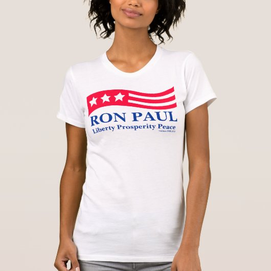 Ron Paul Red White und Blue Americana Shirts (Vorderseite)