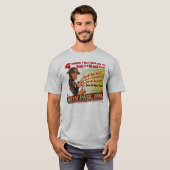 Ron Paul Retro Look Design T-Shirt (Vorne ganz)