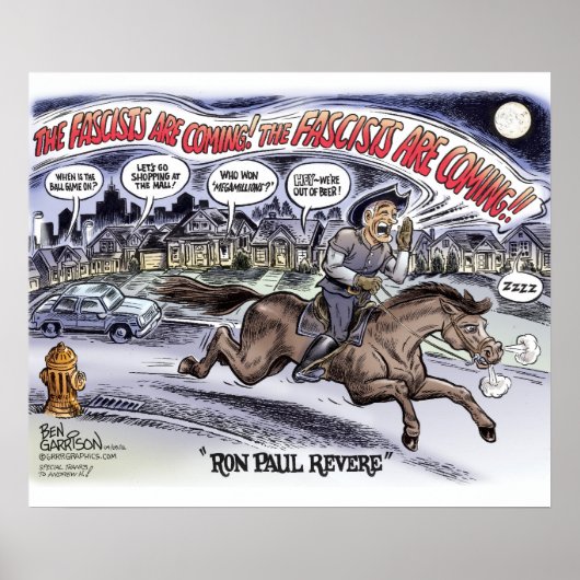 Ron Paul Revere Poster (Vorne)