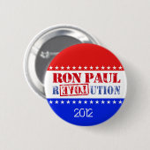 Ron Paul-Revolution 2012 Button (Vorne & Hinten)