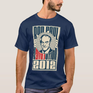Ron Paul Revolution 2012 - dunkler T - Shirt